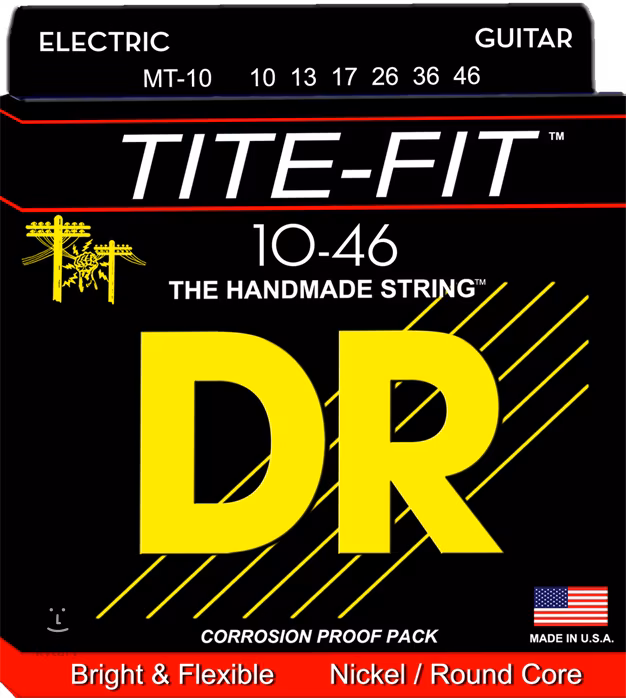 DR Strings Tite-Fit 10/46 - Struny do gitary elektrycznej