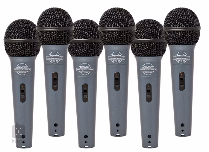 Superlux ECO88S 6 pack - Zestaw mikrofonów