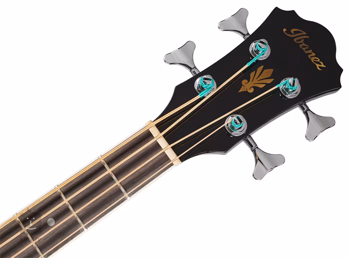 Ibanez AEB8E Black - Elektroakustyczna gitara basowa