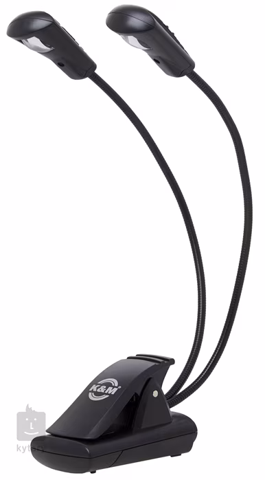 K&M 12243 Double LED FlexLight - Lampka do pulpitu nutowego/fortepianu