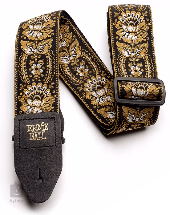 Ernie Ball Royal Orleans Gold Strap - Pas gitarowy