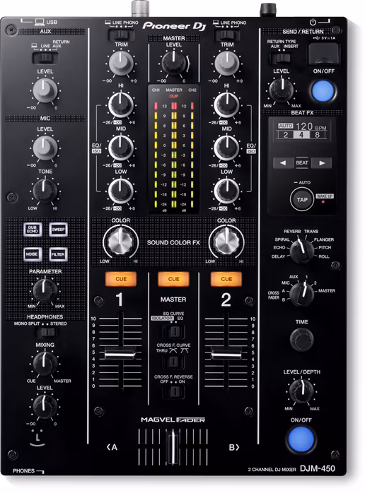 Pioneer DJ DJM-450 - Cyfrowa konsoleta mikserska