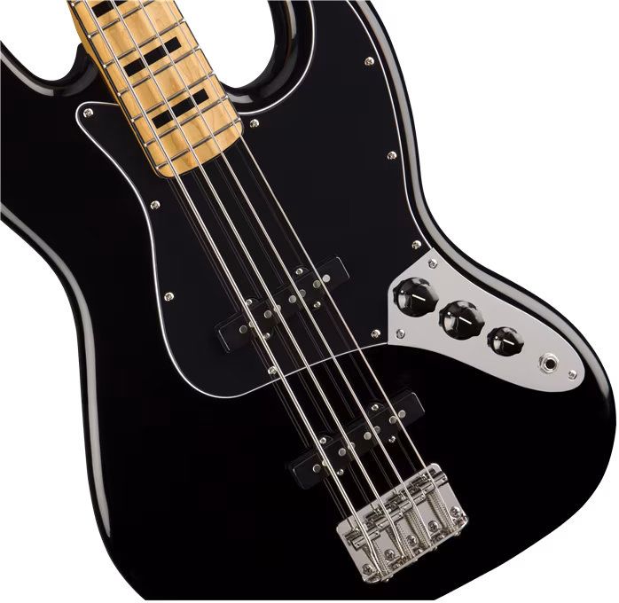 Fender Squier Classic Vibe 70s Jazz Bass MFB BK - Elektryczna gitara basowa