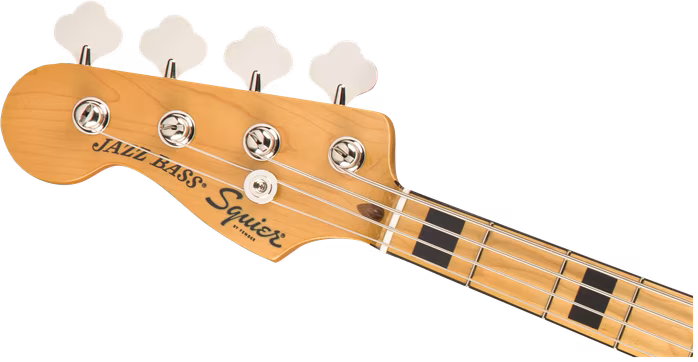 Fender Squier Classic Vibe 70s Jazz Bass LH MFB BK - Leworęczna elektryczna gitara basowa