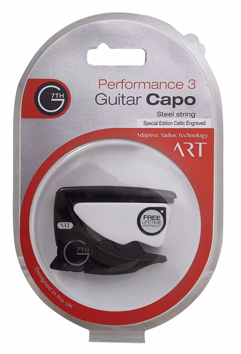 G7th Performance 3 6-String Celtic Black - Kapodaster