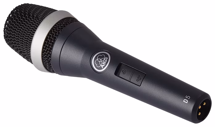 AKG D5 S - Mikrofon dynamiczny z wyłącznikiem