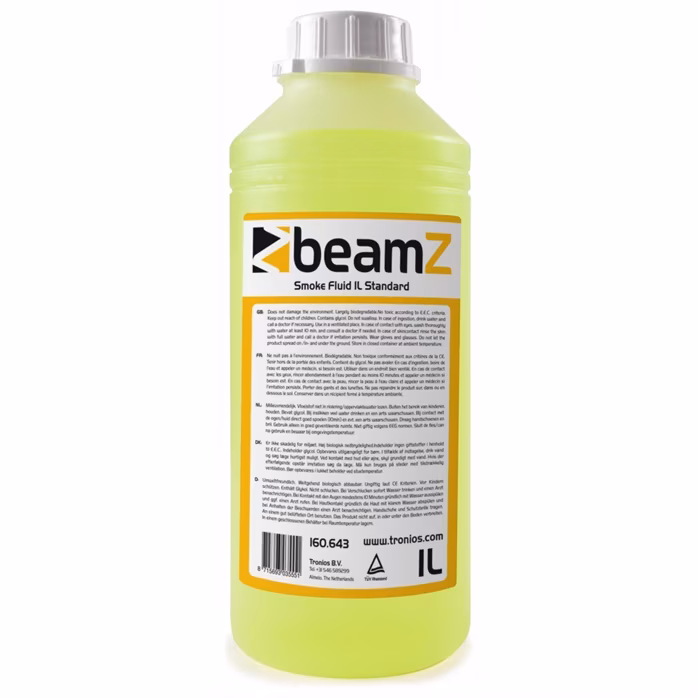 BeamZ FSMF1S Smoke Fluid 1L Medium-Density - Wkład