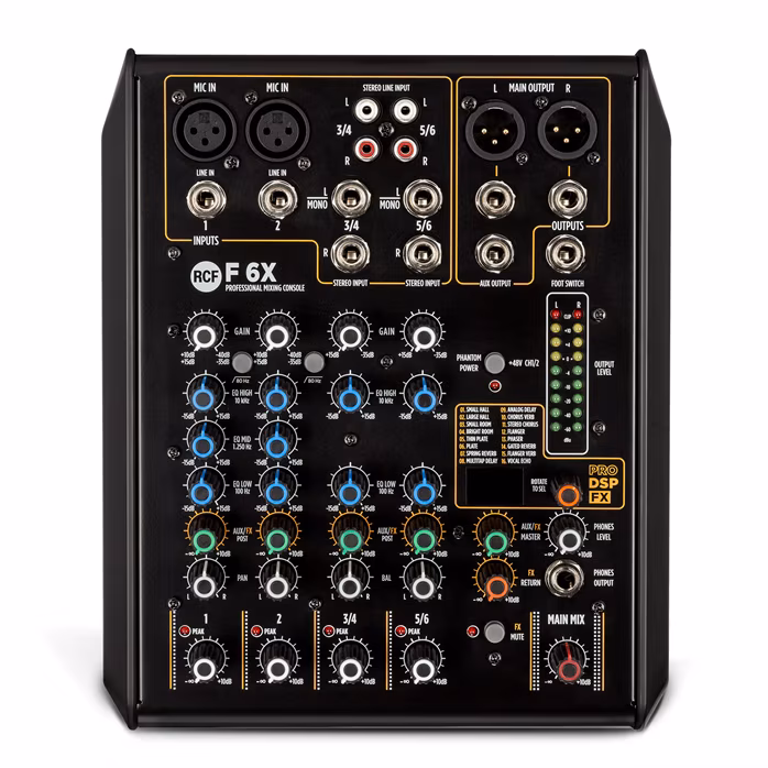 RCF F 6X - Analogowa konsoleta mikserska