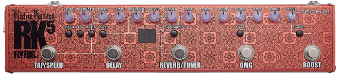 Tech 21 Richie Kotzen RK5 Signature Fly Rig (v2) - Multiefekt gitarowy