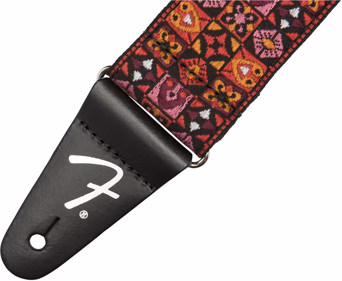 Fender Festival Strap Red - Pas gitarowy