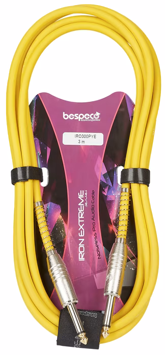 Bespeco IRO300P Yellow - Kabel instrumentalny