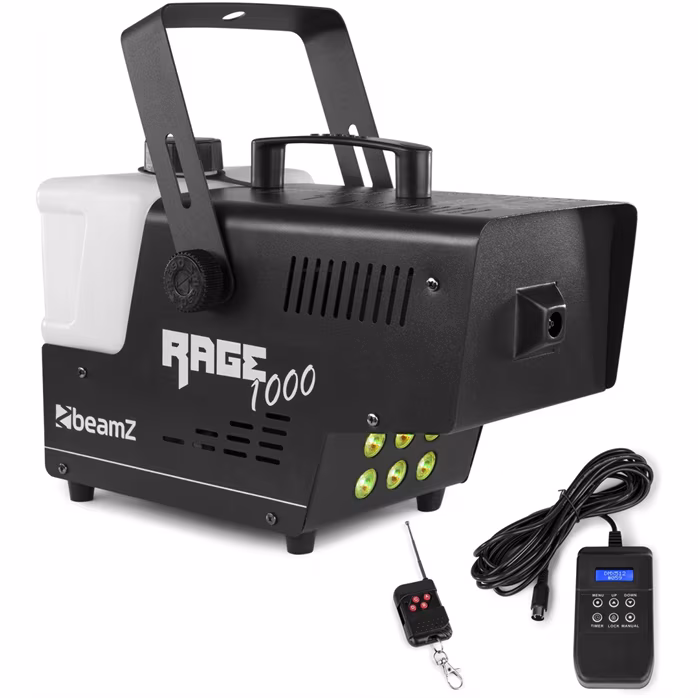 BeamZ Rage 1000 LED - Wytwornica mgły z LED