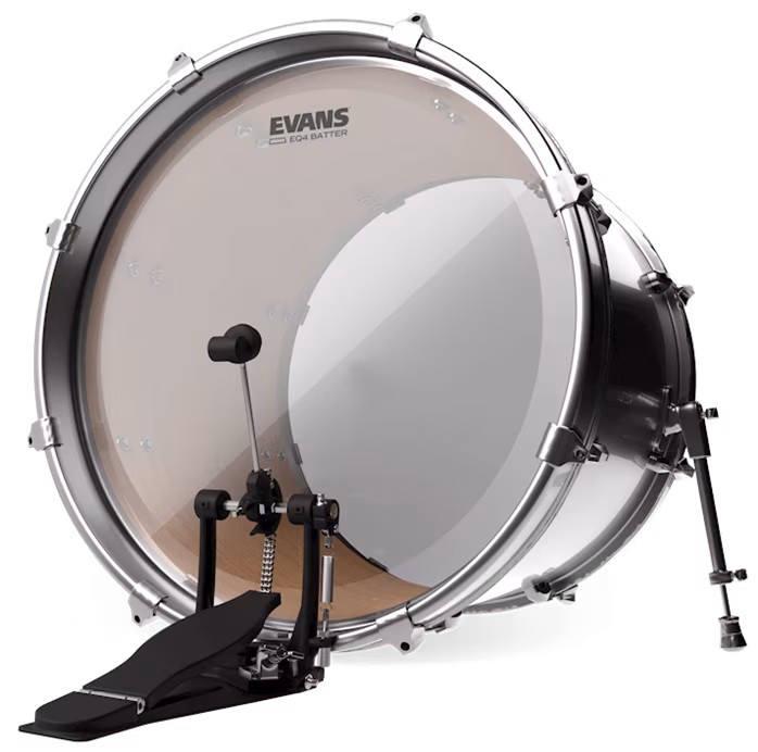 Evans 20" EQ4 Clear - Naciąg do bębna basowego