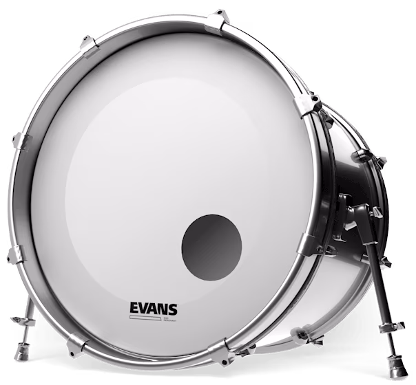 Evans 24" EQ3 Resonant Coated White - Naciąg rezonansowy do bębna basowego