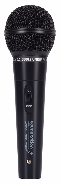Soundsation VOCAL 300 PRO - Mikrofon dynamiczny z wyłącznikiem