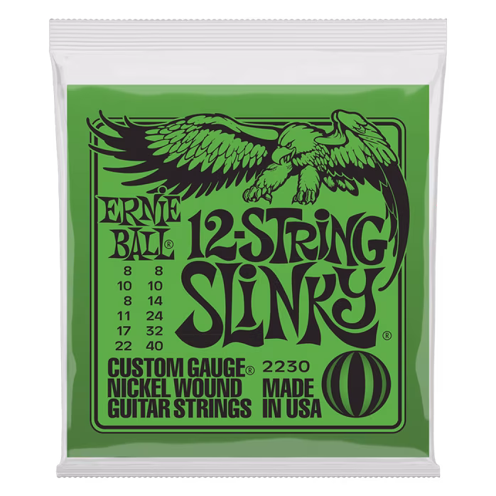 Ernie Ball 2230 Nickel Wound 12-String Slinky - Struny do dwunastostrunowej gitary elektrycznej