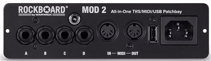 Rockboard MOD 2 V2 - All-in-One TRS, Midi & USB Patchbay - Patchbay
