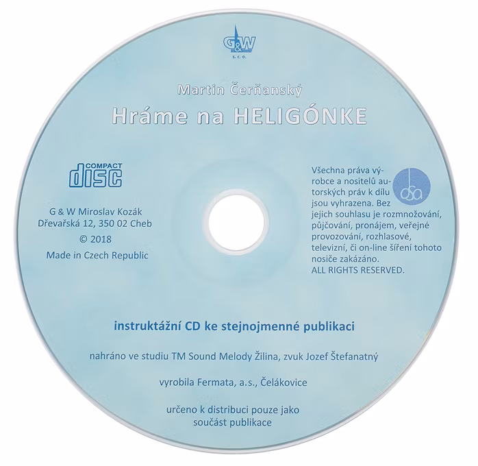 KN HRÁME NA HELIGÓNKE - Martin Čerňanský - Nuty