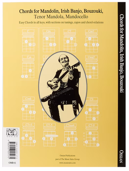 MS Chords For Mandolin, Irish Banjo, Bouzouki, Tenor Mandola, Mandocello - Szkoła gry na banjo