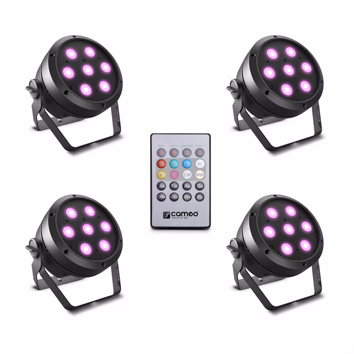 CAMEO ROOT PAR 4 BK SET 1 - Reflektor PAR LED