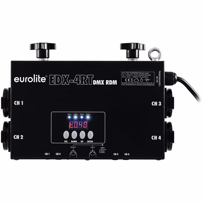 Eurolite EDX-4RT DMX RDM - Ściemniacz