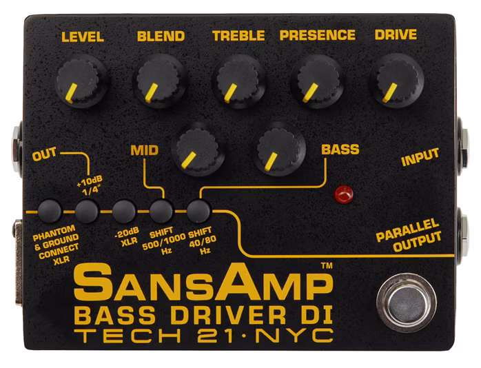 Tech 21 Bass Driver D.I. V.2 - Przedwzmacniacz do gitar basowych oraz DI Box
