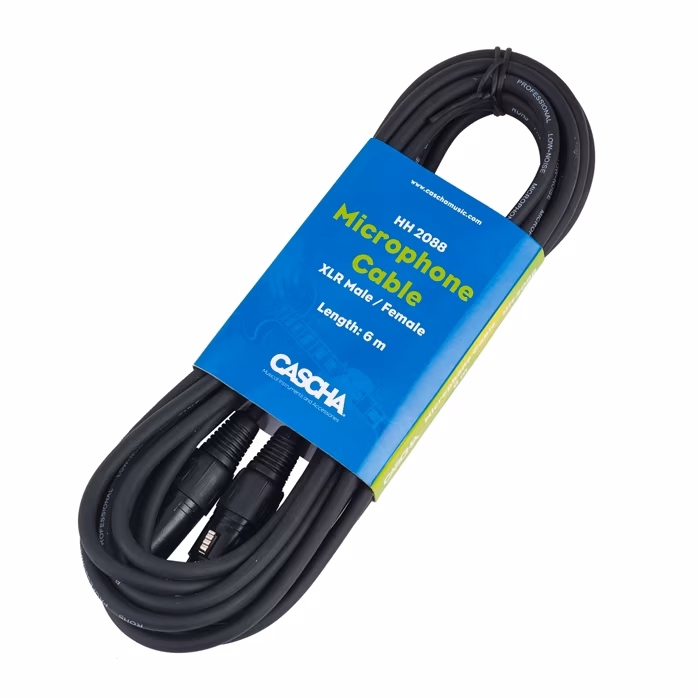 Cascha Microphone Cable XLR 6 m - Kabel mikrofonowy