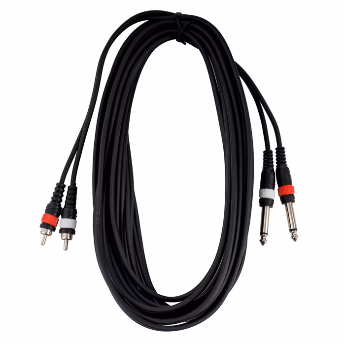 Cascha Audio Cable Stereo 6 m 6,3 mm - Kabel połączeniowy
