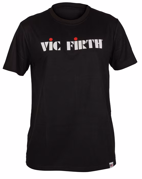 Vic Firth Black Logo Tee Small - Koszulka