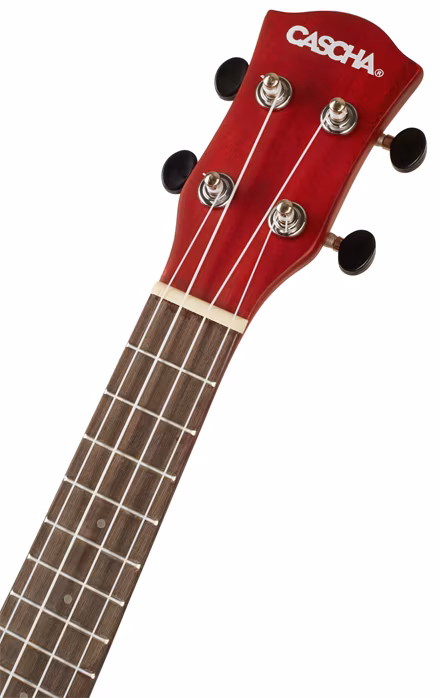 Cascha HH 3961 Soprano Ukulele Set Red - Ukulele akustyczne