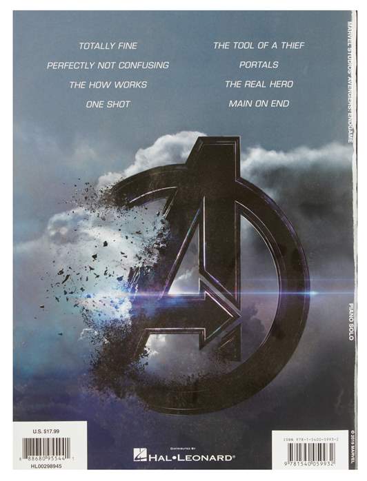 MS Avengers Endgame - Nuty na fortepian