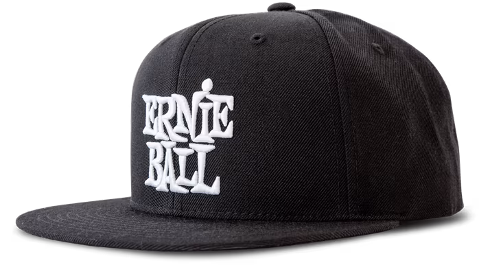 Ernie Ball Stacked Logo Hat Black - Bejsbolówka