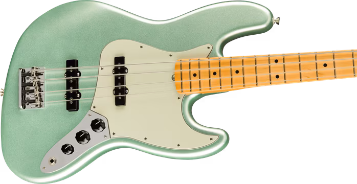 Fender American Professional II Jazz Bass MN MYST SFG - Elektryczna gitara basowa