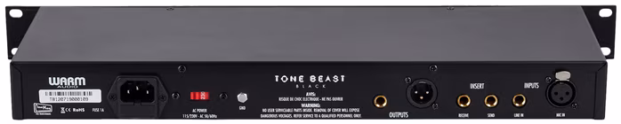 Warm Audio TB12 Tone Beast Black - Przedwzmacniacz mikrofonowy