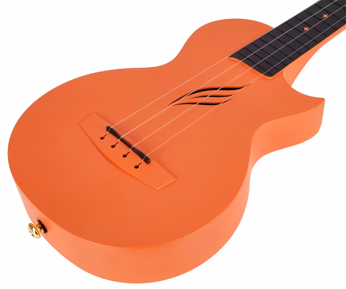 Cascha HH 2289 Carbon Fibre Ukulele Set Orange - Ukulele akustyczne