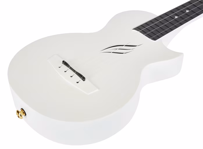 Cascha HH 2286 Carbon Fibre Ukulele Set White - Ukulele akustyczne