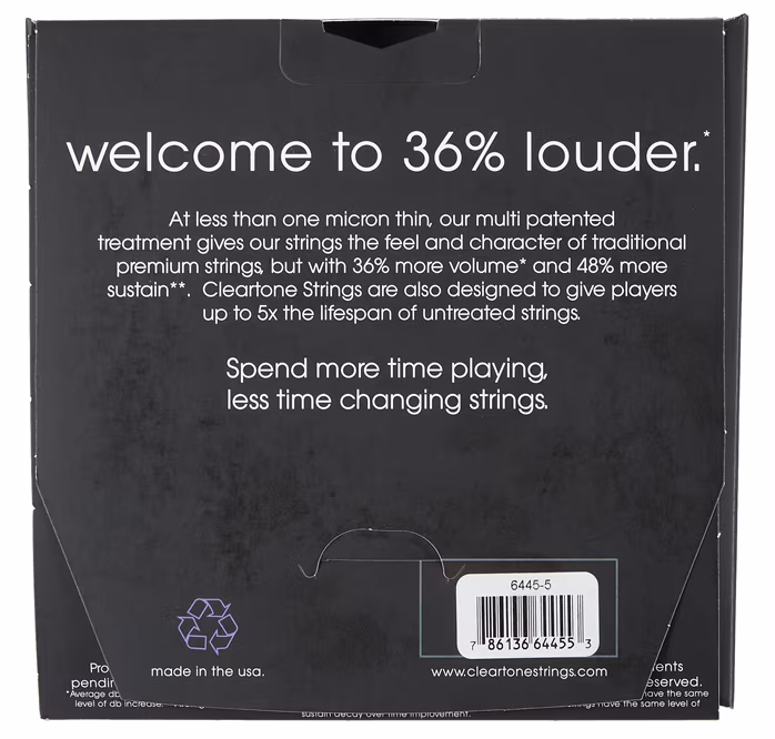 Cleartone 6445-5 - Struny do pięciostrunowej gitary basowej