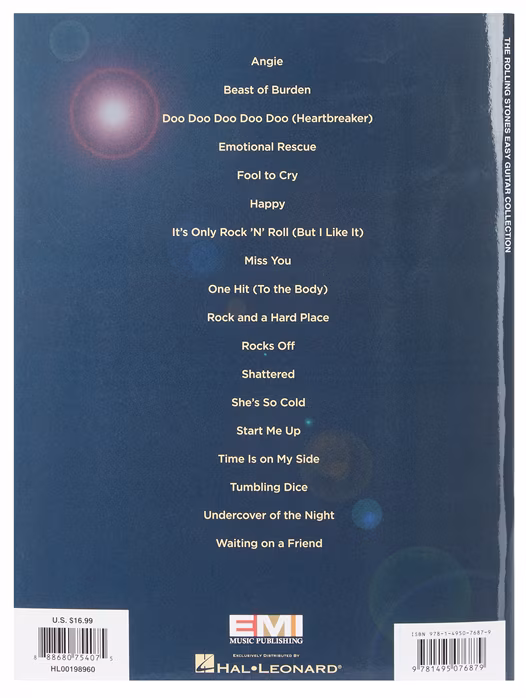 MS Rolling Stones: Easy Guitar Collection - Nuty na gitarę