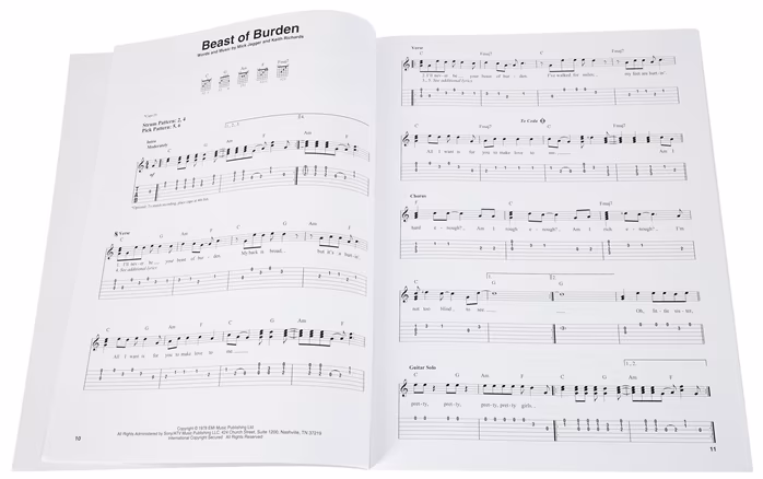 MS Rolling Stones: Easy Guitar Collection - Nuty na gitarę