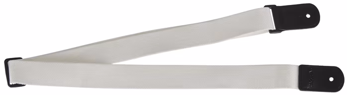 Cascha Ukulele Strap Poly-Cotton - White - Pas do ukulele