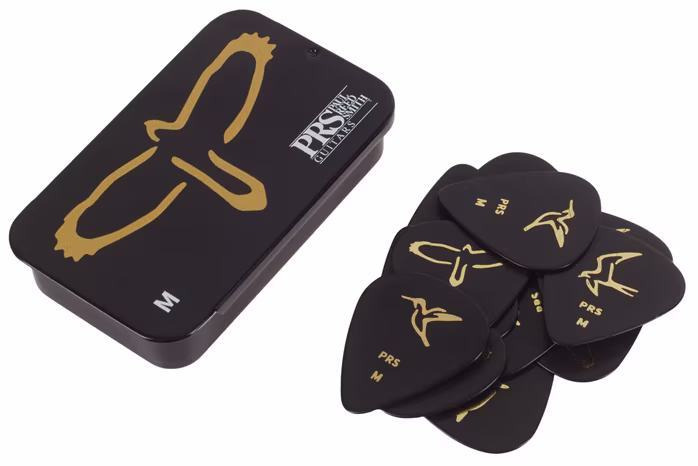 PRS Gold Birds Assorted Picks Tin (Medium) - Kostki
