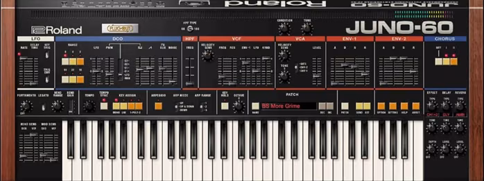 Roland Juno-60 - Oprogramowanie