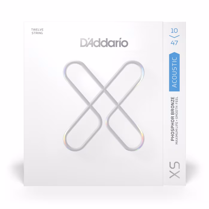 D'Addario XSAPB1047-12 - Struny do gitary dwunastostrunowej