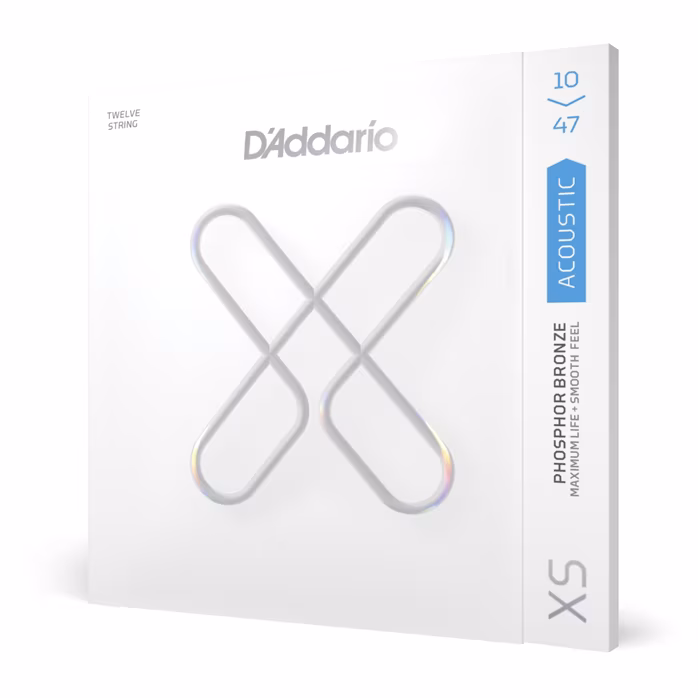 D'Addario XSAPB1047-12 - Struny do gitary dwunastostrunowej