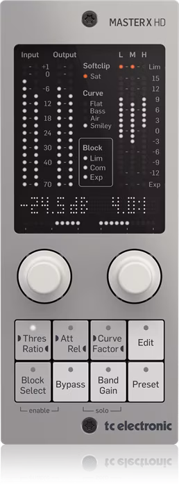 TC Electronic Master X HD-DT - Kompresor, limiter, gate