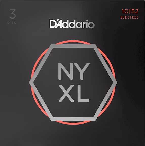 D'Addario NYXL1052-3P - Struny do gitary elektrycznej