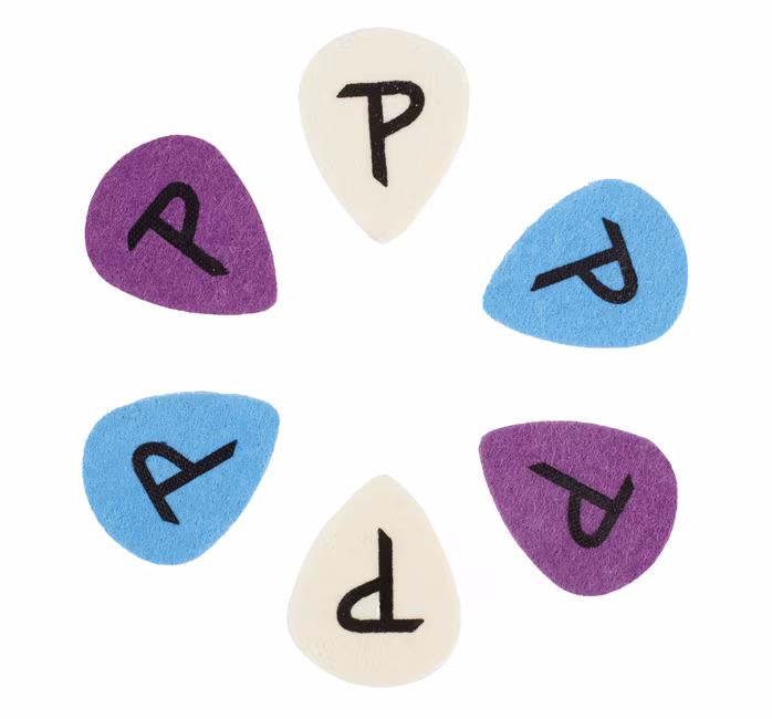 Perri's Leathers Felt Wool Ukulele Picks - Kostki