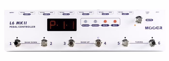 Mooer Pedal Controller Loop 6 MKII - Specjalny przełącznik nożny