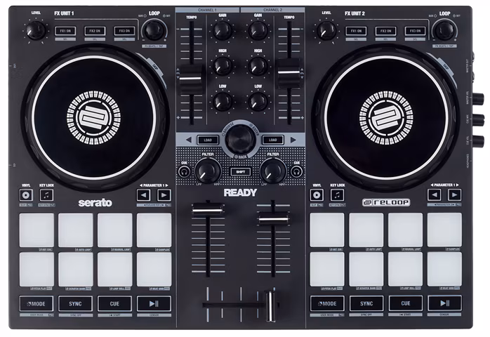 Reloop Ready - Kontroler DJ-ski z kartą dźwiękową