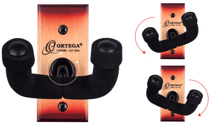 Ortega OGH-1CSB - Wieszak gitarowy